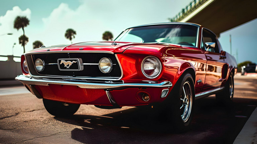 Ford Mustang Background Image 1536x864px