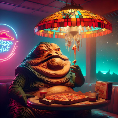 Jabba The Hutt Mobile Background 1600x1600px