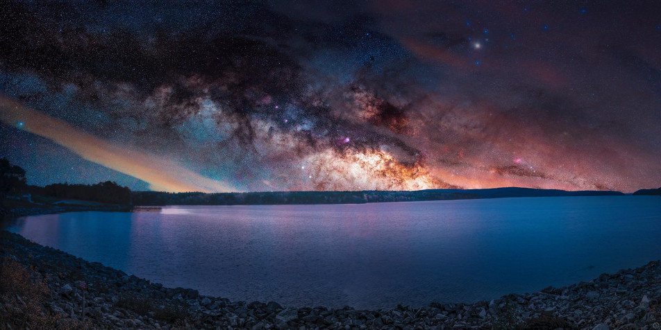 Sea Of Stars HD Wallpaper 2048x1024px