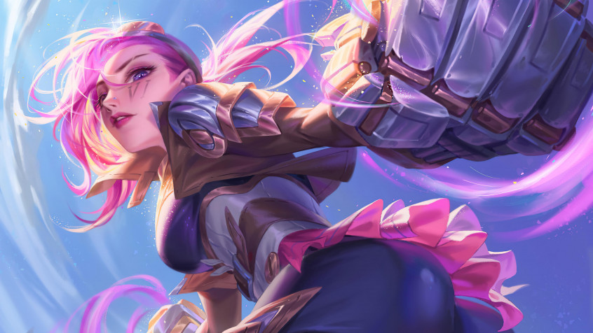 Vi League Of Legends 4k UHD Wallpaper 3840x2160px