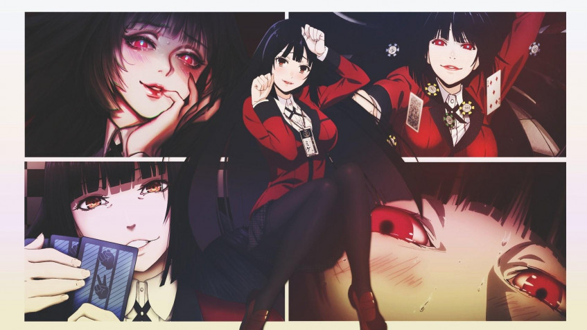 Yumeko Jabami Full HD 1080p Wallpaper 1920x1080px