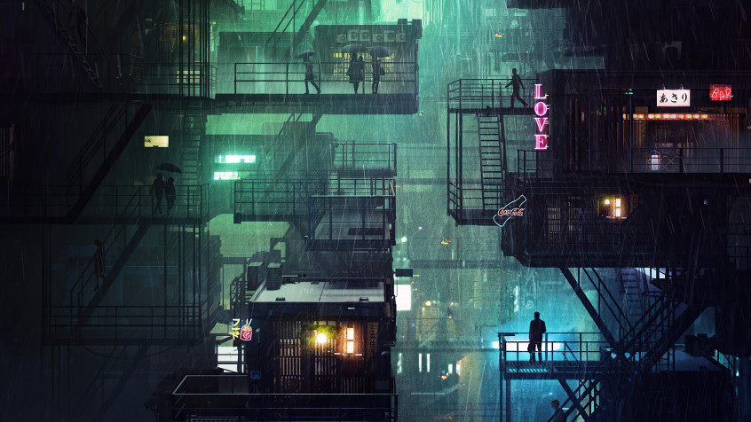 City Rain 4k UHD Wallpaper 3840x2160px