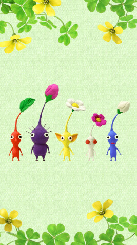 Pikmin Mobile Wallpaper 1440x2560px