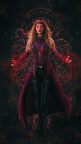 Scarlet Witch 4k Phone Wallpaper 2160x3840px