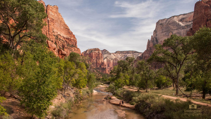 Zion National Park Desktop Wallpaper 1600x900px