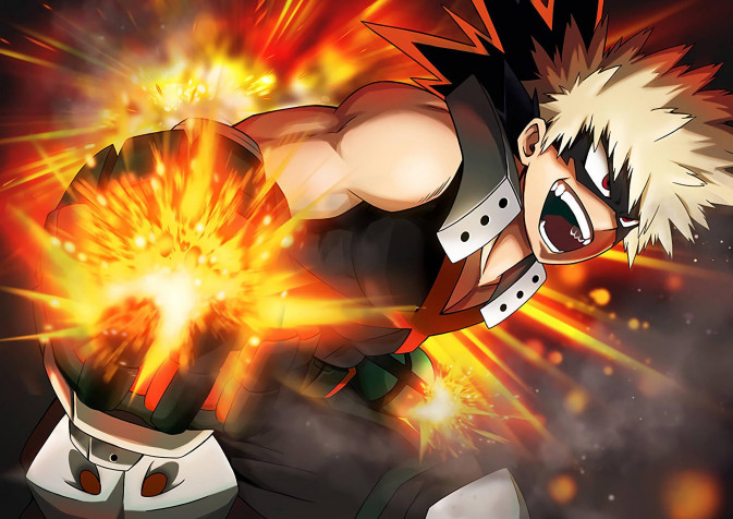 Katsuki Bakugo Laptop Background 1920x1357px