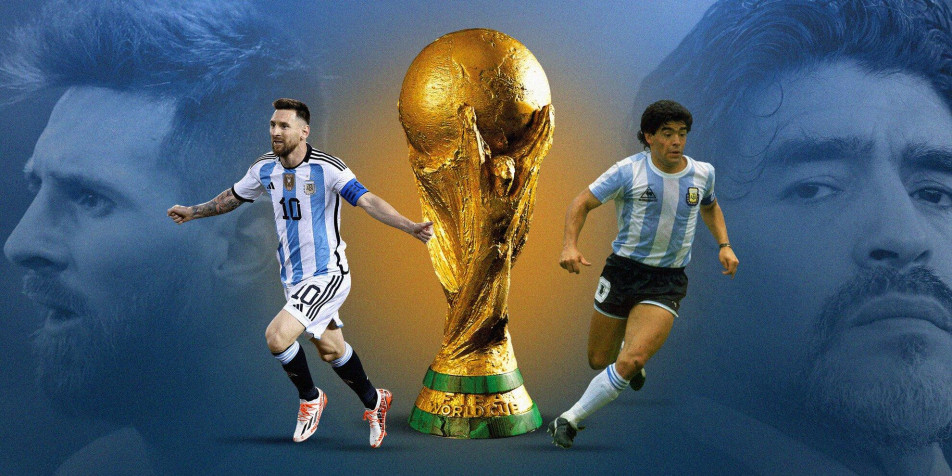 Messi And Maradona Laptop Wallpaper 1980x990px