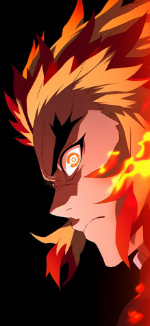 Rengoku Wallpaper for iPhone 1181x2560px