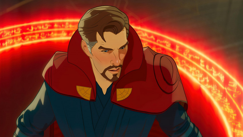 Cartoon Dr Strange 4k UHD Wallpaper 3840x2160px