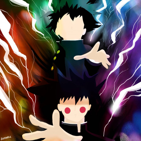 Ritsu Kageyama Phone HD Background 2000x2000px