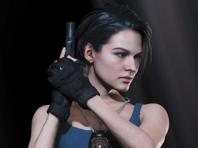 Jill Valentine Laptop Wallpaper 1024x768px