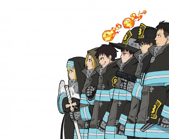 Fire Force HD Wallpaper 3320x2728px