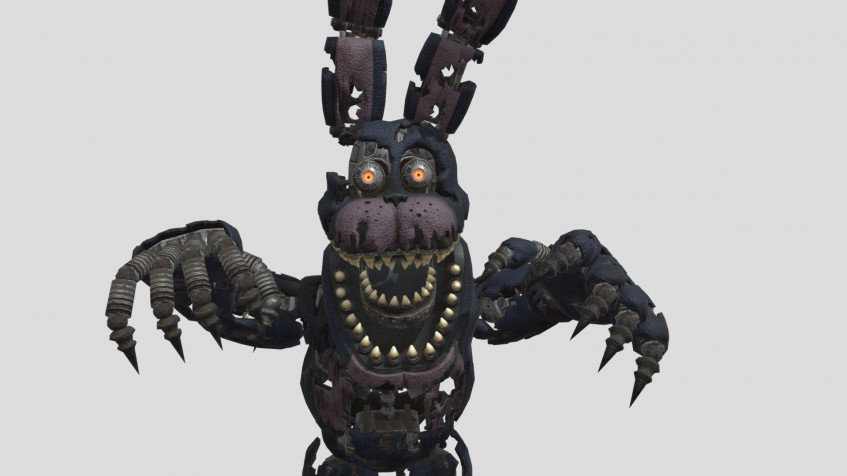 Nightmare Bonnie Full HD 1080p Wallpaper 1920x1080px