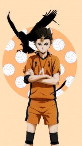 Yu Nishinoya Wallpaper for iPhone 1080x1920px