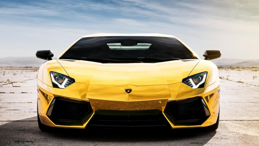 Lamborghini Logo Full HD 1080p Wallpaper 1920x1080px