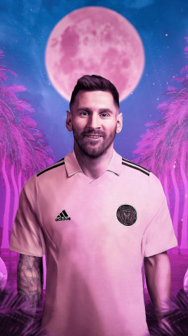 Cute Lionel Messi Wallpaper for Mobile 1080x1920px