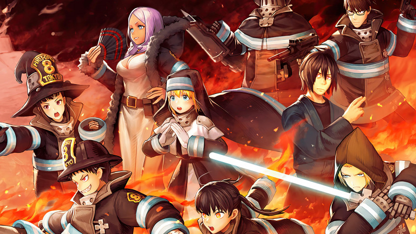 Fire Force 4k UHD Wallpaper 3840x2160px