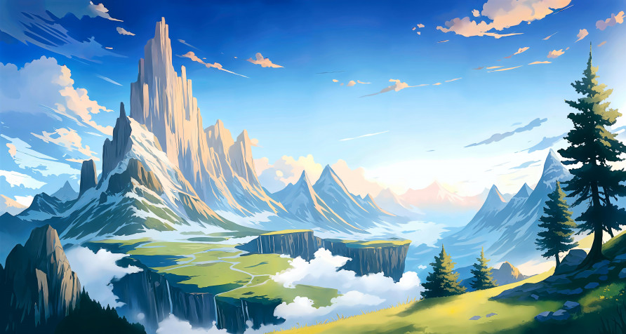 Landscape Laptop Background 7680x4096px