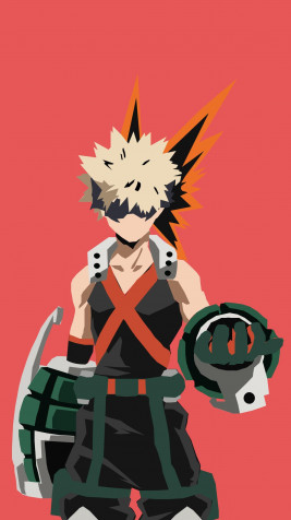 Katsuki Bakugo iPhone Wallpaper 1242x2208px