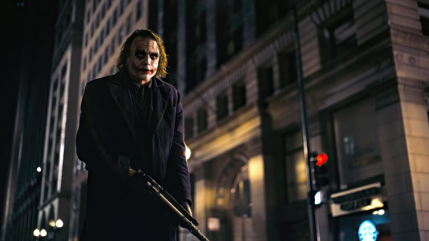 Joker Heath Ledger 4k UHD Wallpaper 3840x2160px