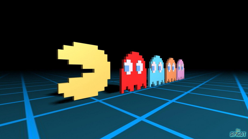 Pacman Full HD 1080p Wallpaper 1920x1080px