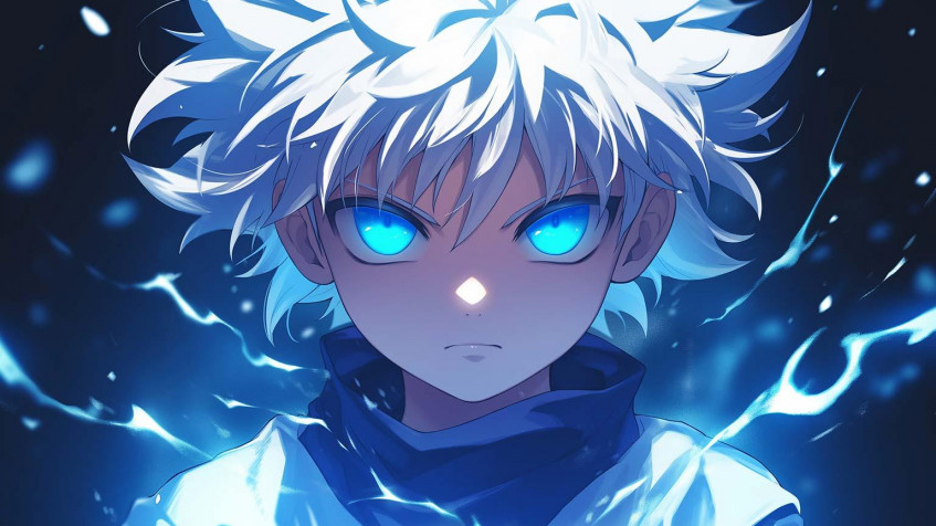 Killua Desktop Wallpaper 1536x864px