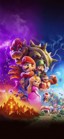 Mario Bros Phone Background Image 1080x2338px