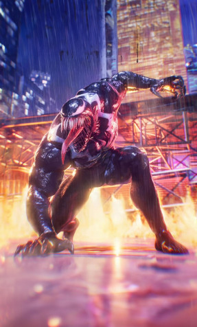 Marvels Spider Man 2 Venom Android Wallpaper 1280x2120px