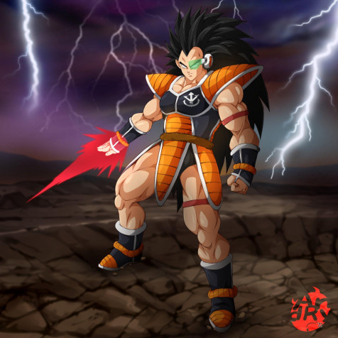 Raditz Phone HD Background 2048x2048px