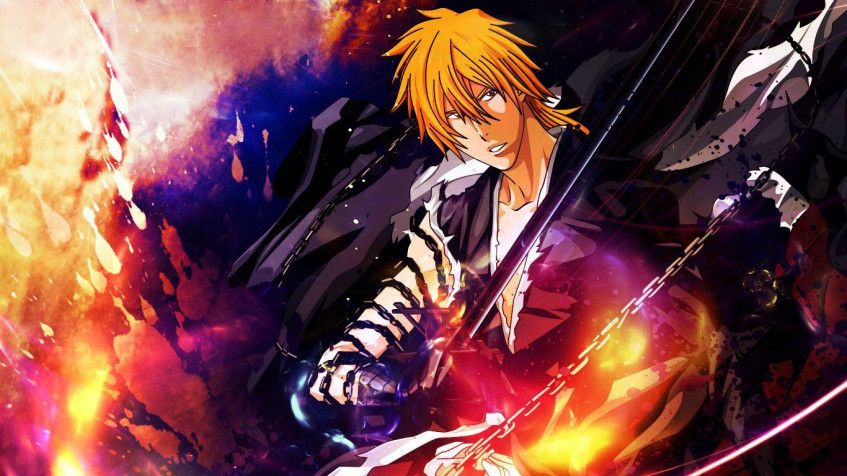 Ichigo Kurosaki MacBook Wallpaper 1366x768px