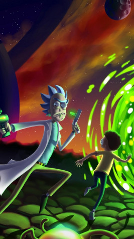 Rick And Morty Hd Wallpaper for iPhone 1080x1920px