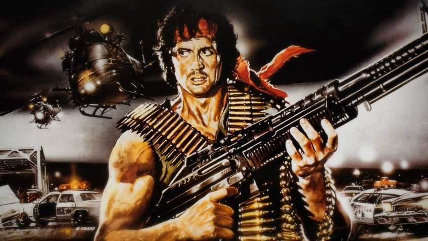 Sylvester Stallone Rambo Full HD 1080p Wallpaper 1920x1080px