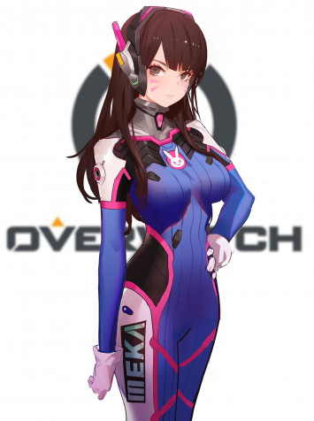 Dva Overwatch Mobile Background 1400x1875px