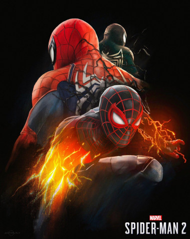 Marvels Spider Man 2 Mobile Background 1630x2048px