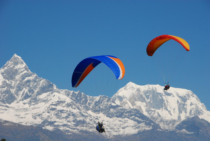 Paragliding HD Background 2896x1944px