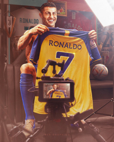 Cristiano Ronaldo Al Nassr Wallpaper for iPhone 1920x2400px