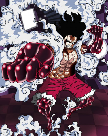 Luffy Gear 4 Snakeman Phone Background Image 1080x1350px