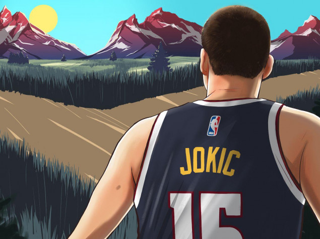 Nikola Jokic Desktop Wallpaper 1400x1050px