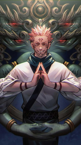 Sukuna iPhone Background 1080x1920px