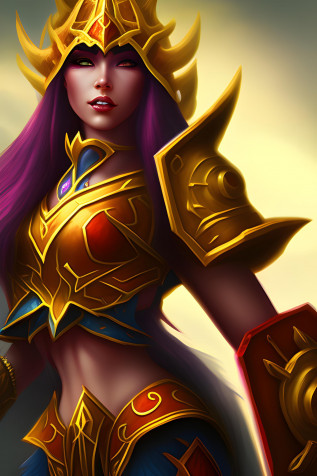 Alexstrasza Android Wallpaper 2048x3072px