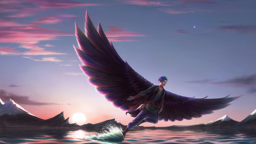 Angel Boy 4k UHD Wallpaper 3840x2160px