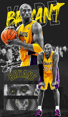 Kobe Bryant Android Wallpaper 1080x1848px