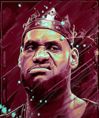 Nba Lebron James Wallpaper for iPhone 1024x1215px