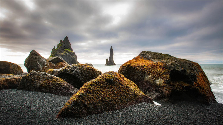 Reynisfjara Iceland HD Wallpaper 1500x845px