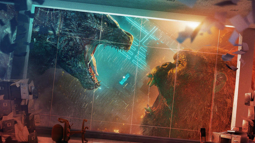 Godzilla Vs Kong Full HD 1080p Wallpaper 1920x1080px