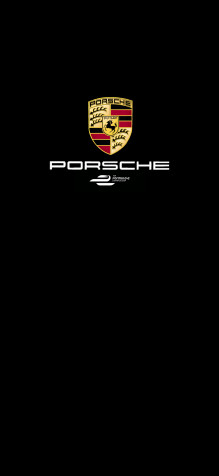 Porsche Logo iPhone 13 Mini Wallpaper 1080x2340px