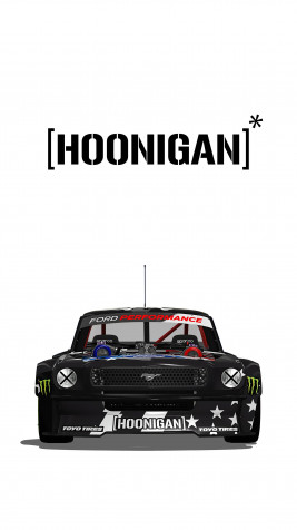 Hoonigan iPhone Background 1920x3414px