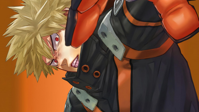 Katsuki Bakugo 4k UHD Wallpaper 3840x2160px