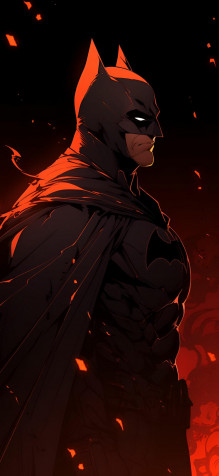 Batman Comic Cartoon iPhone Wallpaper 1181x2560px