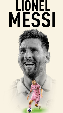 Messi 2024 Phone Background 1080x1920px